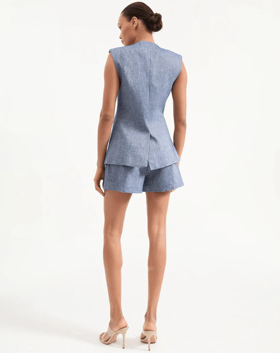 Tamara Linen Vest