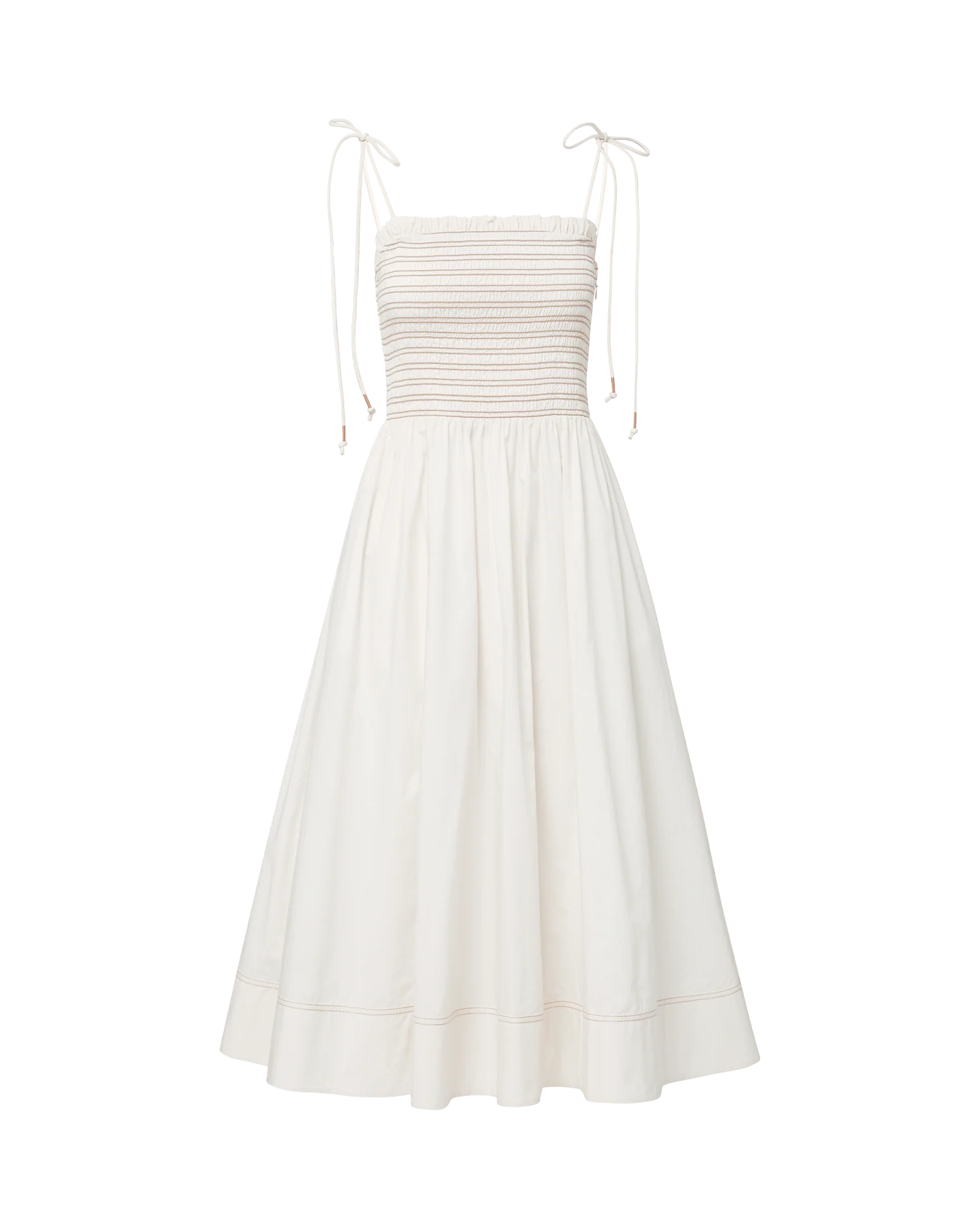Kaela Smocked Midi Dress