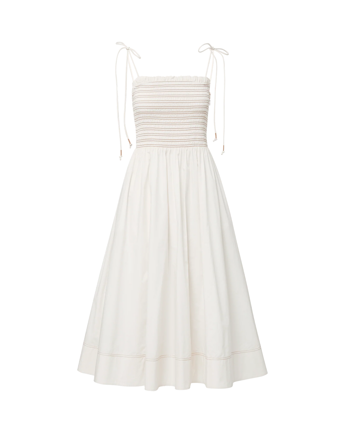 Kaela Smocked Midi Dress