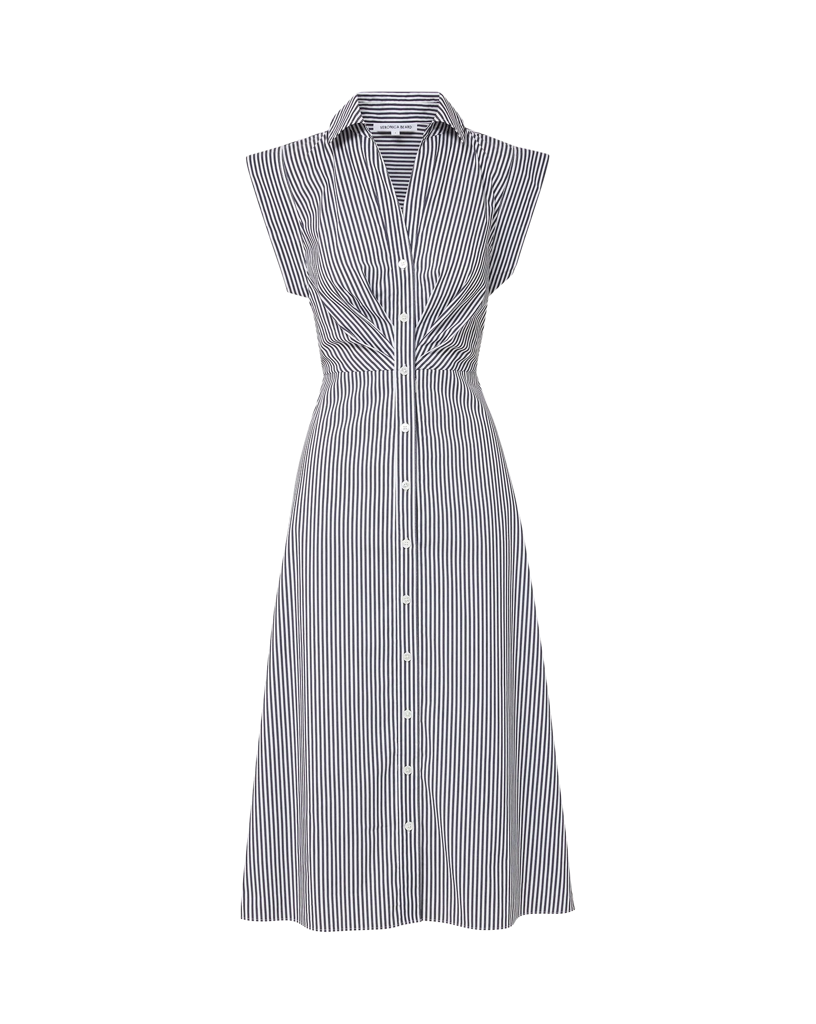 Haydon Striped Midi Shirtdress