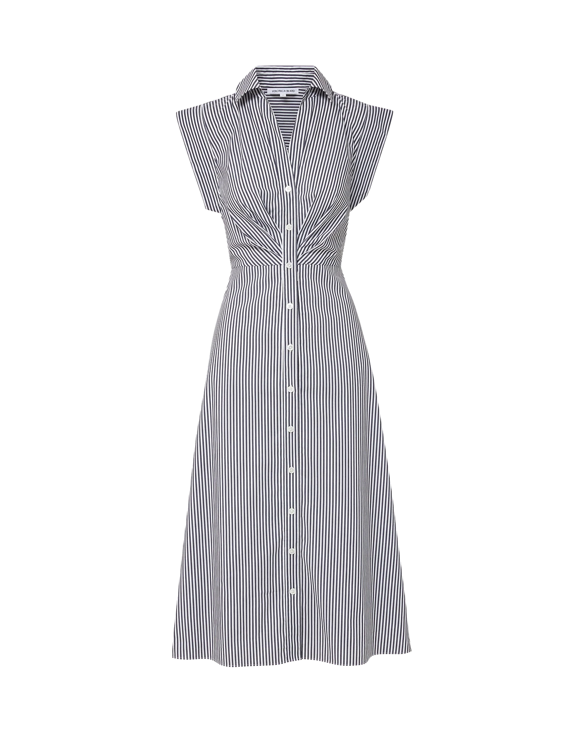 Haydon Striped Midi Shirtdress