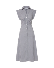 Haydon Striped Midi Shirtdress