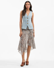 Avalina Denim Vest