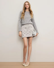Olenna Embellished Mini Skirt