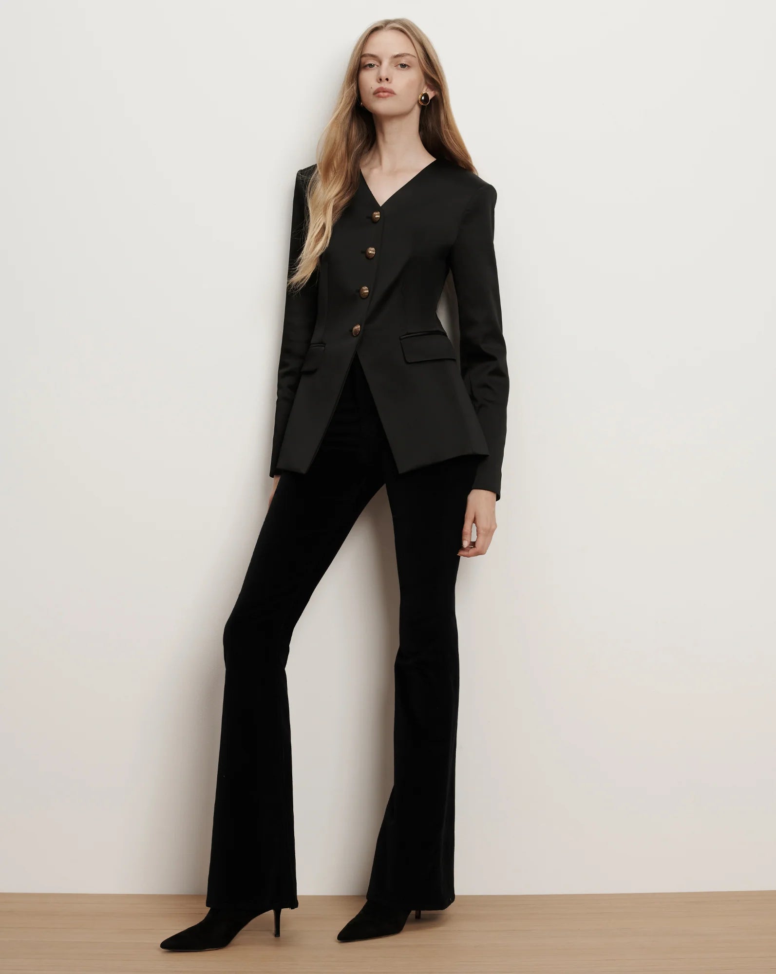Cynthia Satin Tailored Jacket