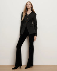 Cynthia Satin Tailored Jacket