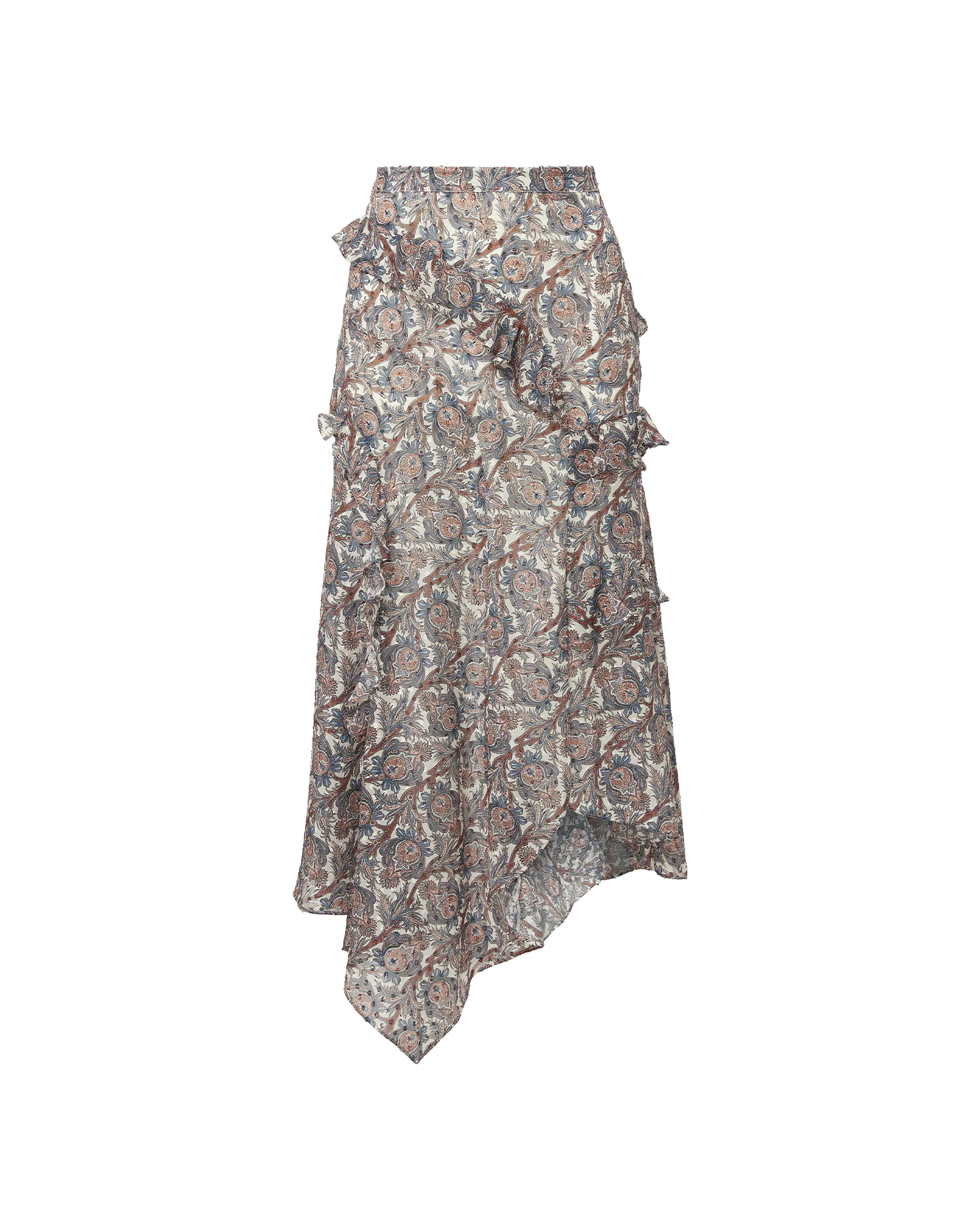 Eleonora Silk Midi Skirt