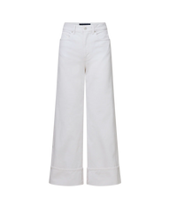 Taylor Cuffed Cropped Wide-Leg Jean