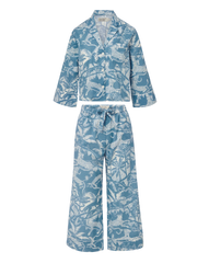 Long-Sleeve Cotton Pajama Set