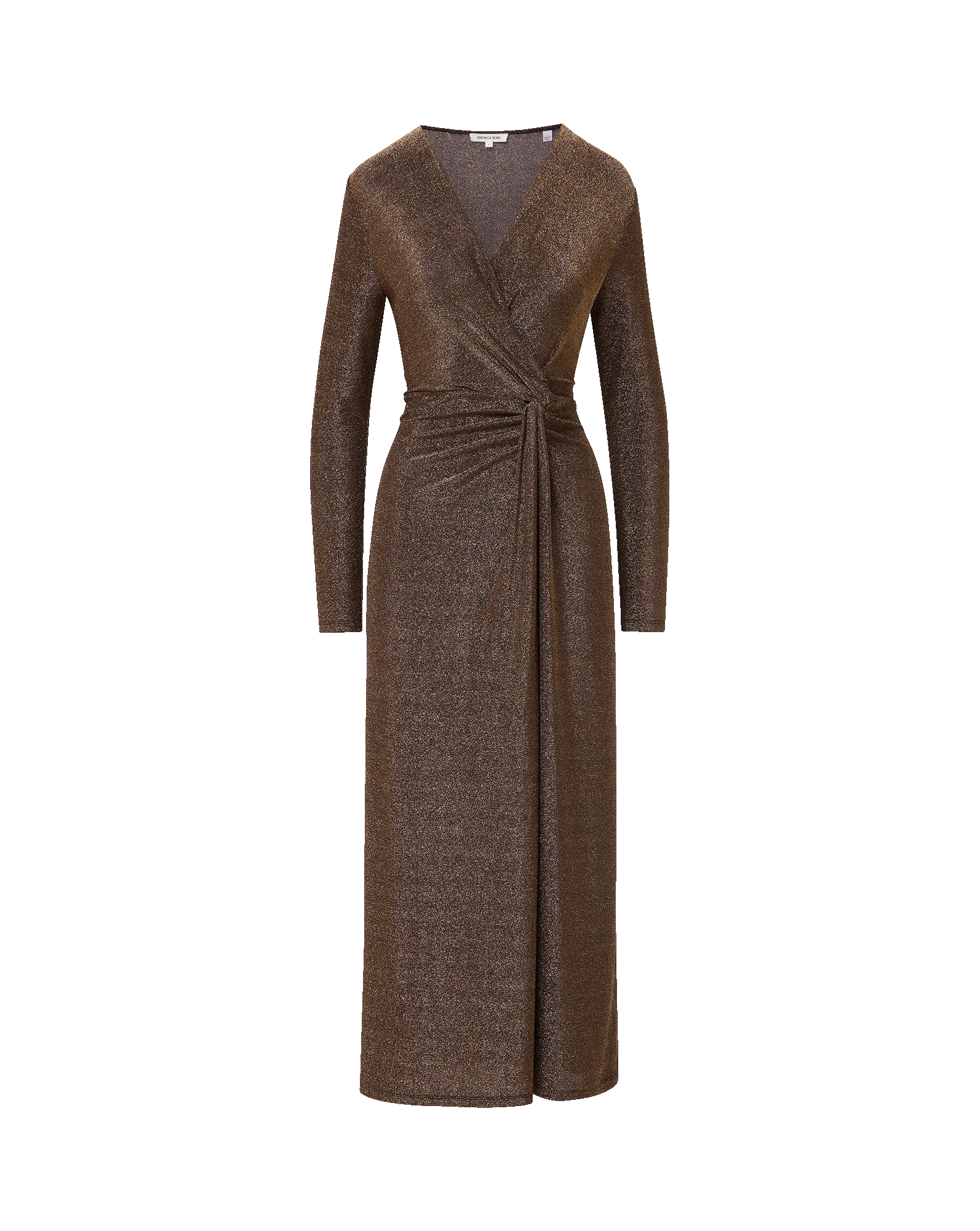 Neomie Metallic Midi Dress