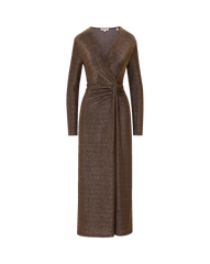 Neomie Metallic Midi Dress
