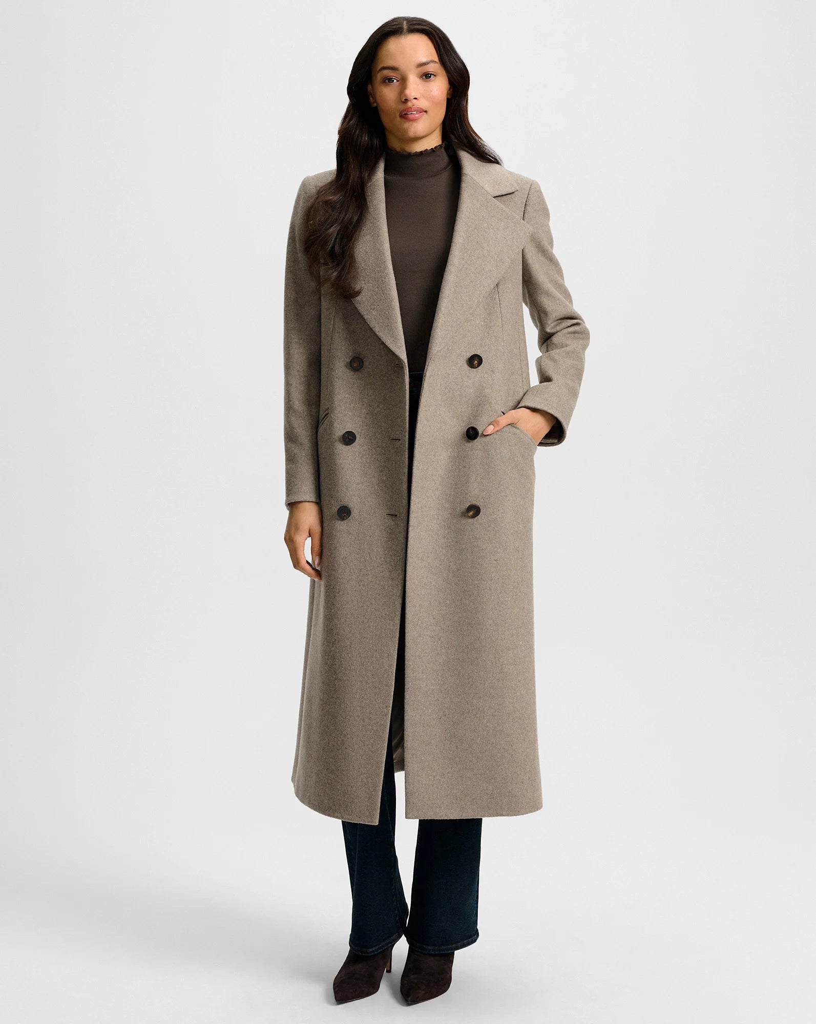 Seth Wool-Cashmere Dickey Coat