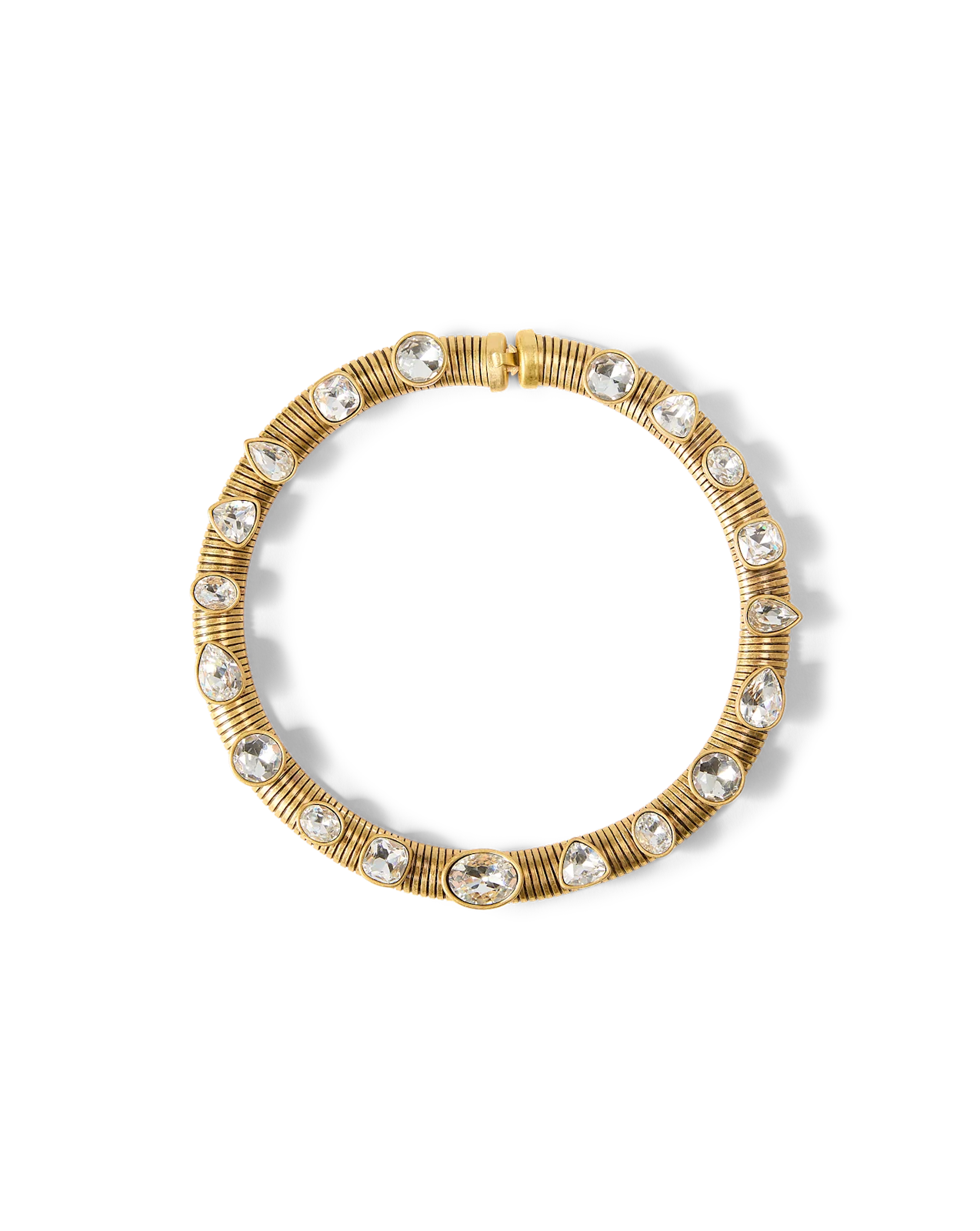Crystal Tubogas Collar Necklace