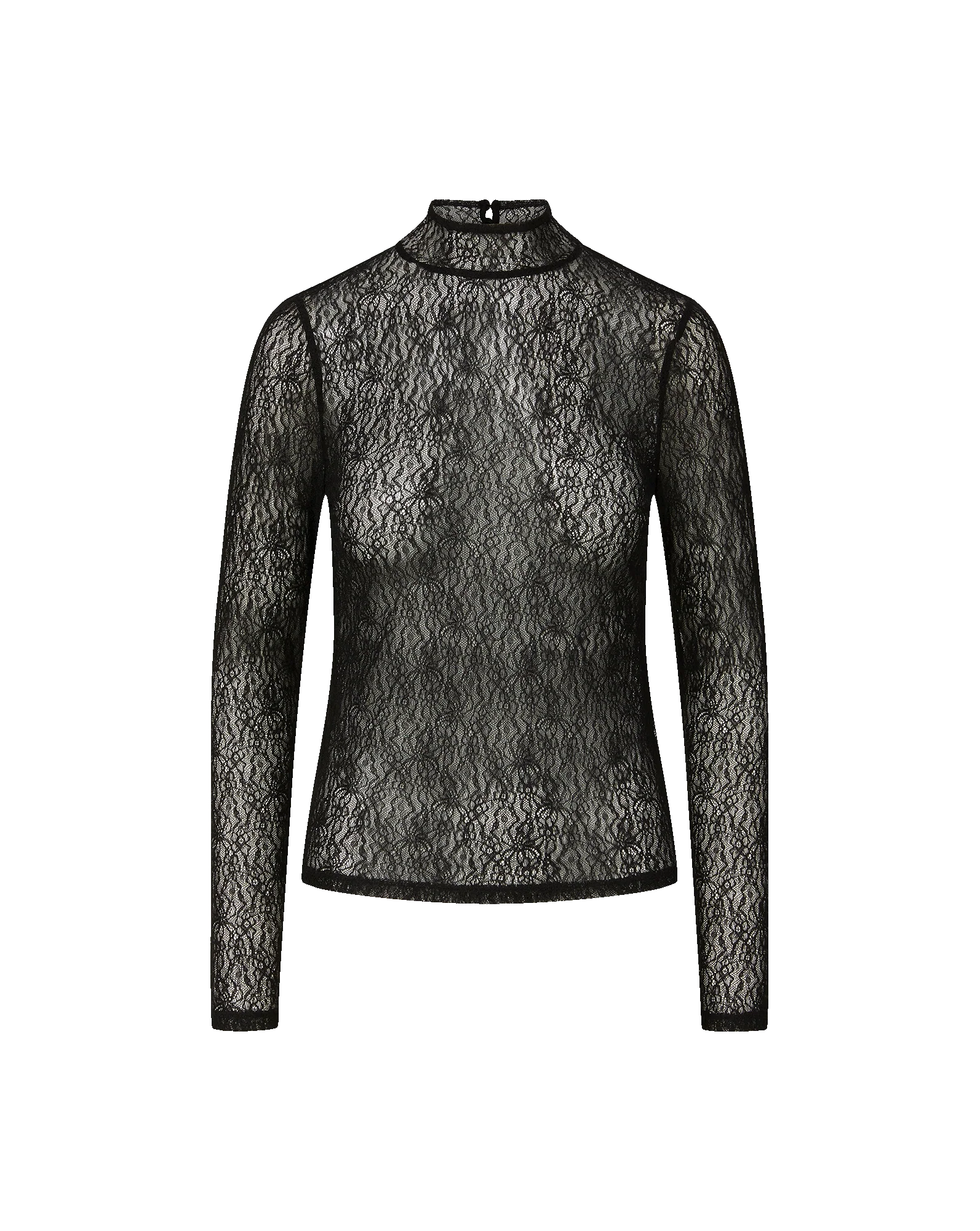 Nate Lace Mock-Neck Top