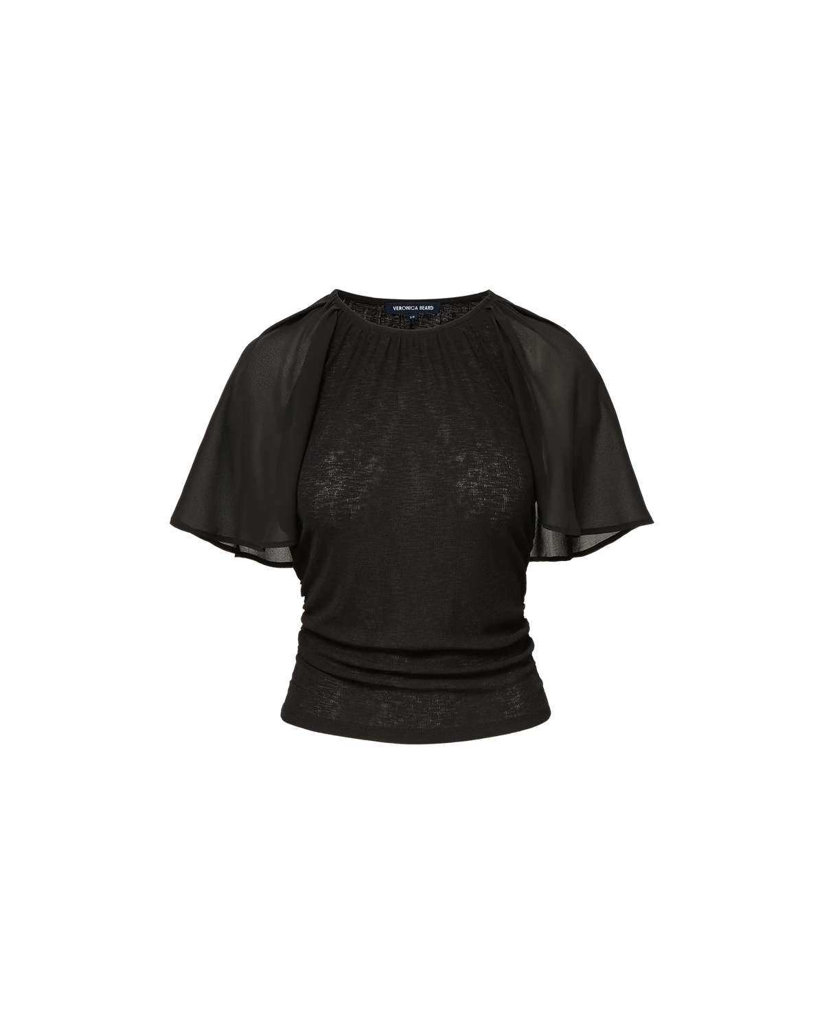 Arisa Chiffon-Sleeve T-Shirt