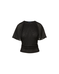 Arisa Chiffon-Sleeve T-Shirt