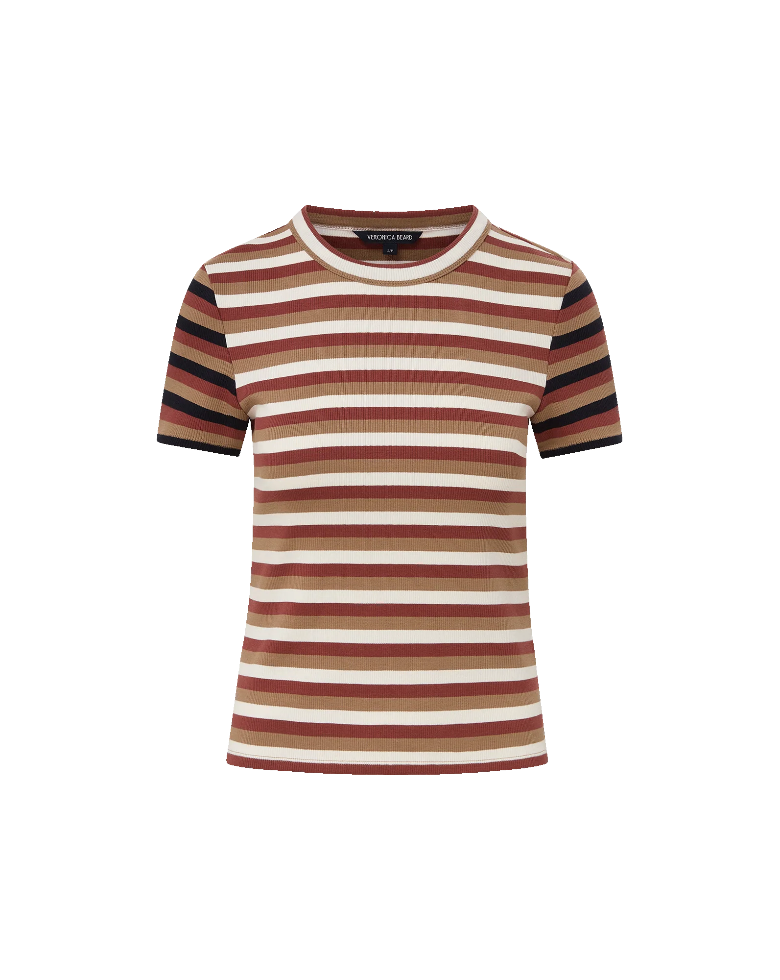 Pruitt Striped Ribbed T-Shirt