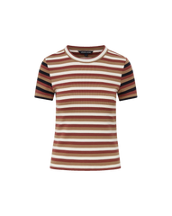 Pruitt Striped Ribbed T-Shirt