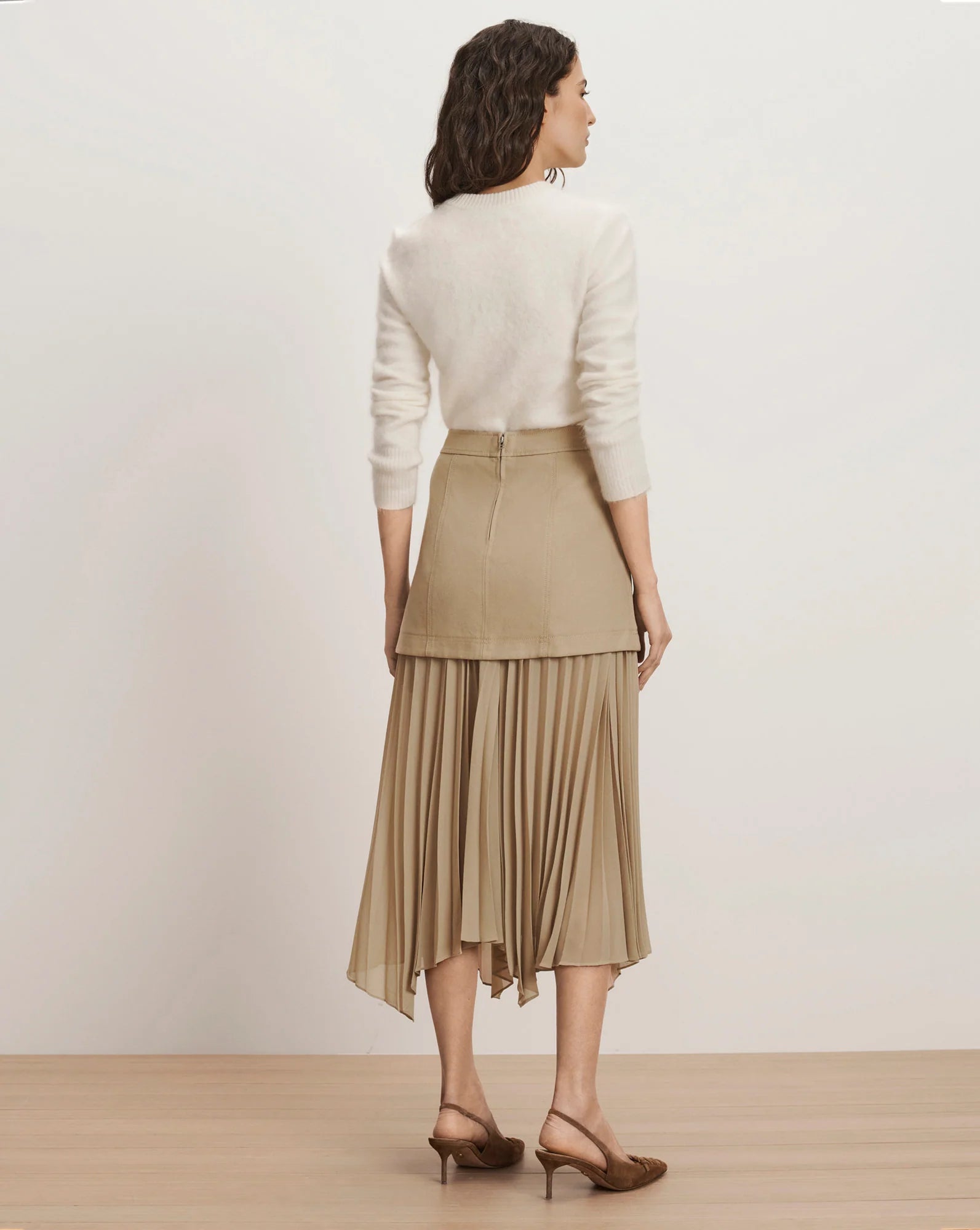 Patricka Layered Midi Skirt