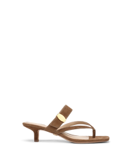 Salva Dash Kitten-Heel Sandal