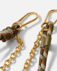 Paracord and Chain Bag Strap