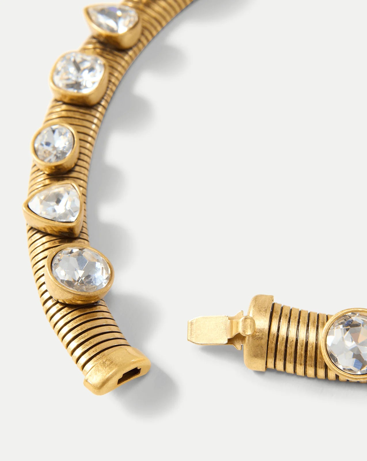 Crystal Tubogas Collar Necklace