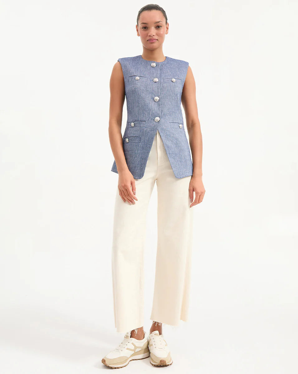 Tamara Linen Vest
