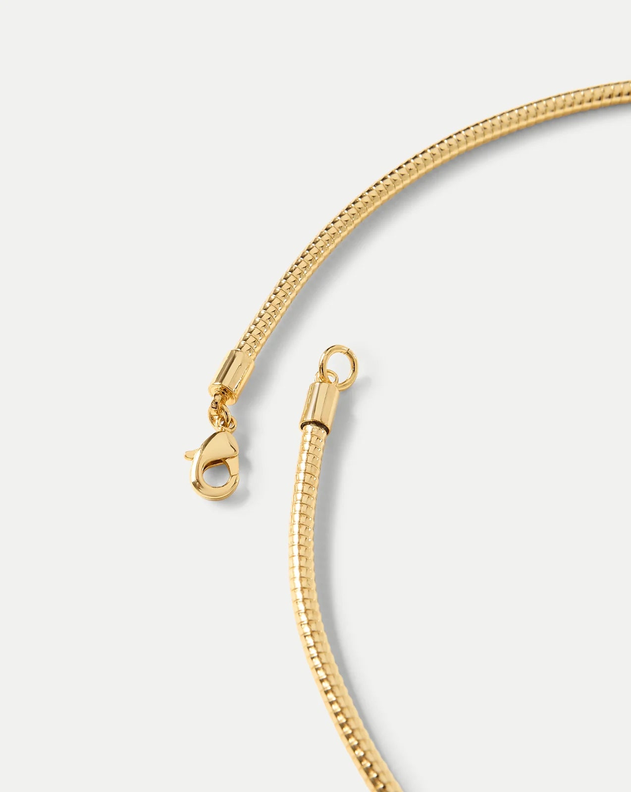 Gold Snake Chain Pendant Necklace