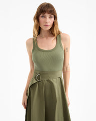 Ennis Belted Midi Dress