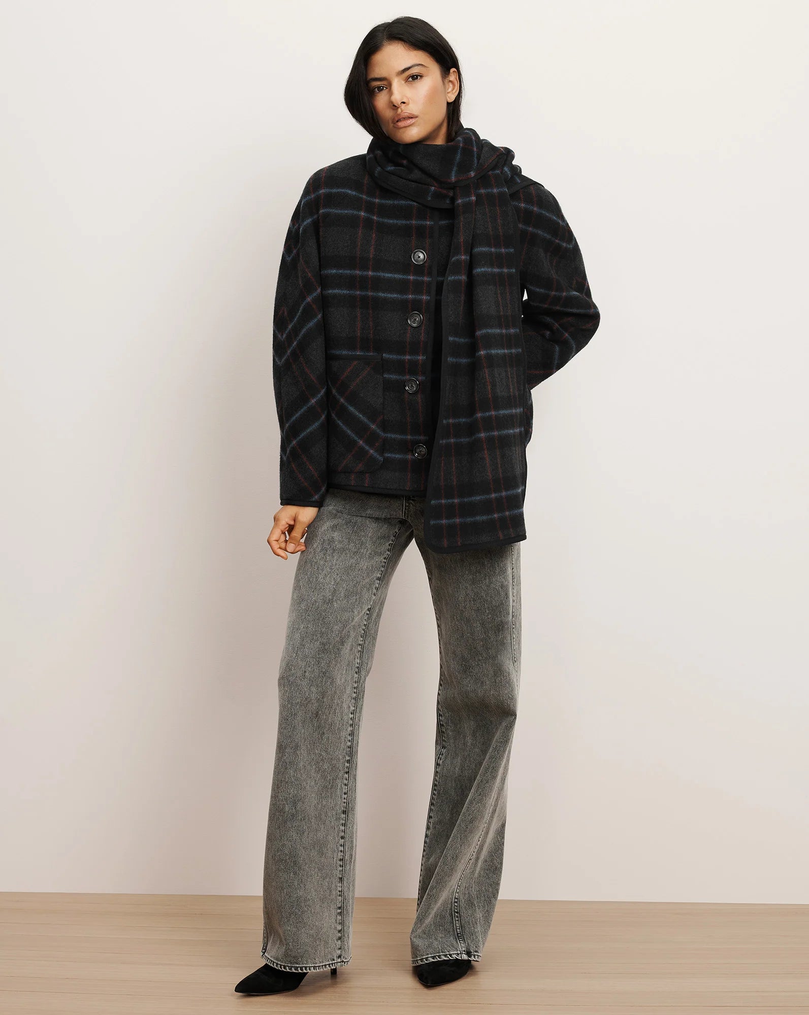 Martine Dickey Scarf Coat
