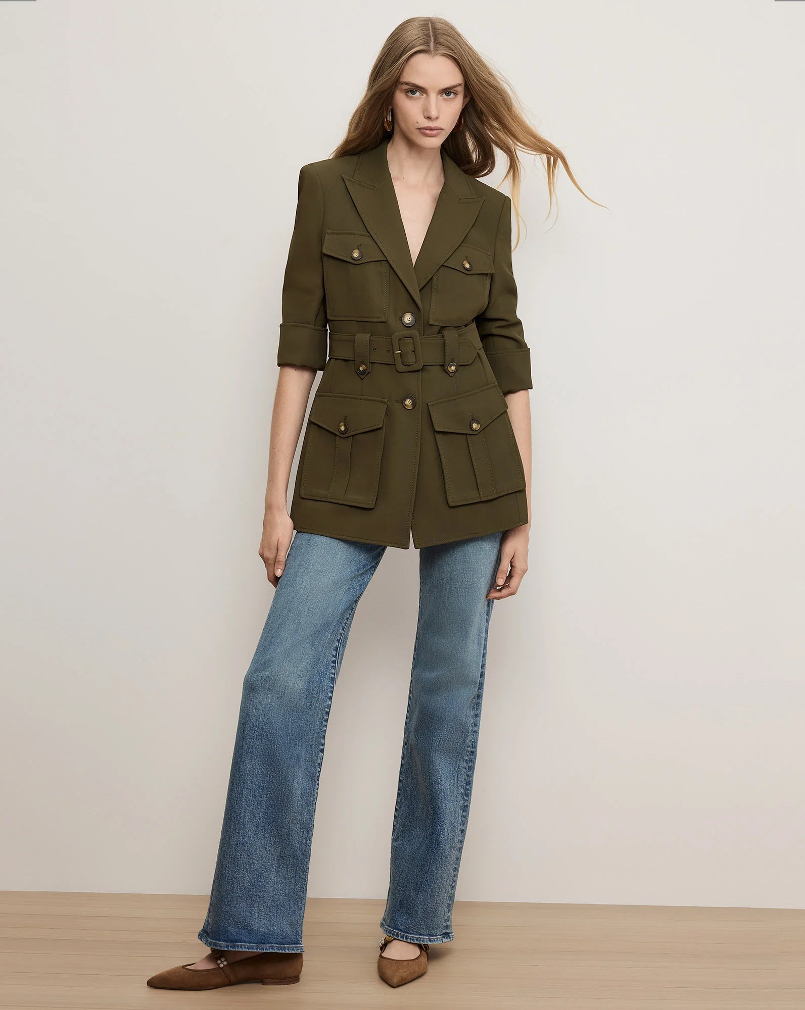 Jones Belted Dickey Jacket