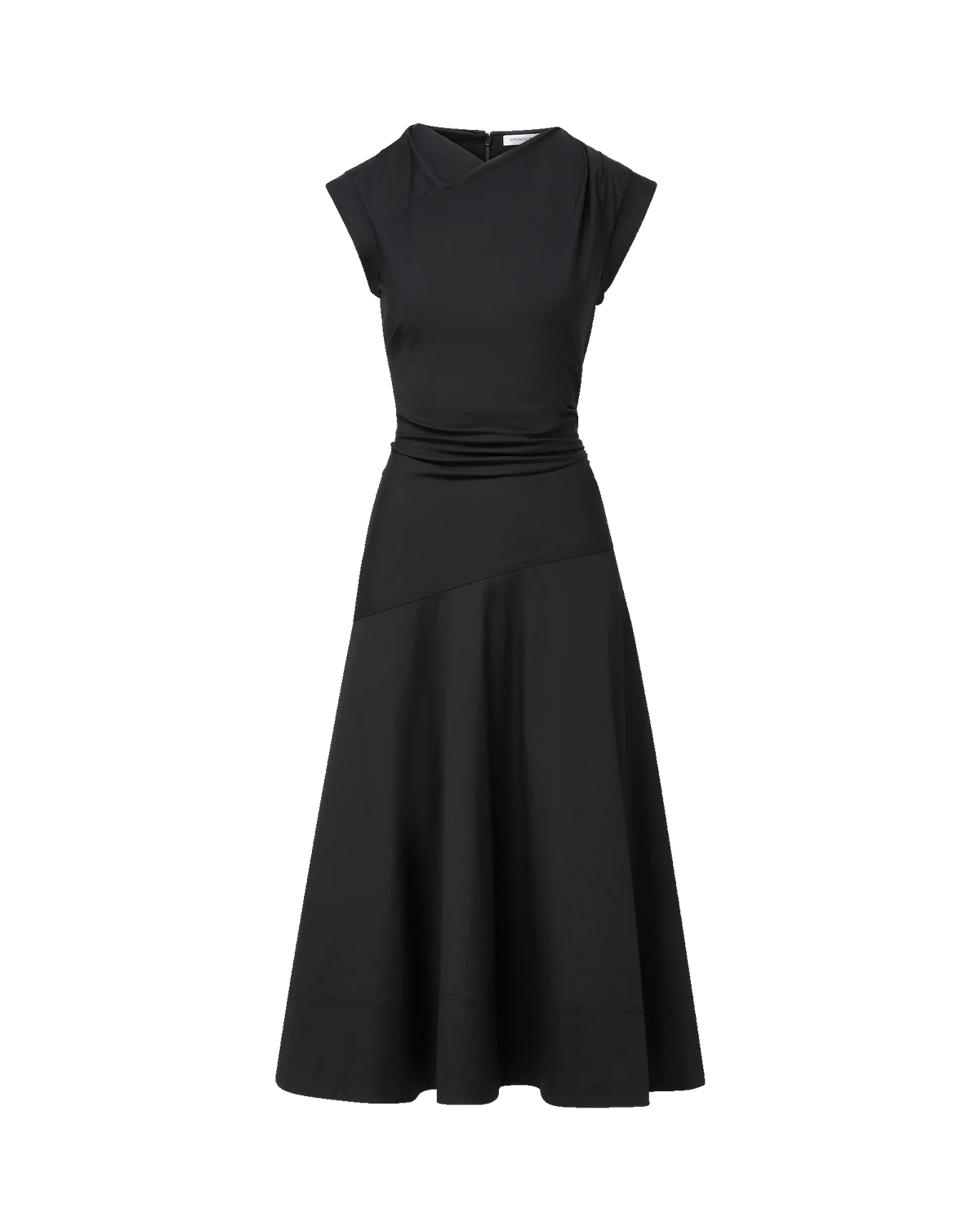 Lisette Cotton Poplin Midi Dress