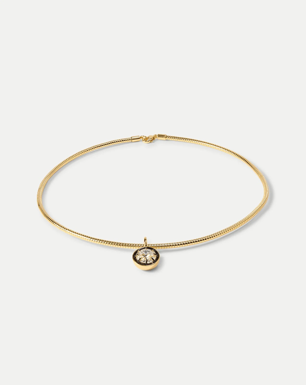 Gold Snake Chain Pendant Necklace